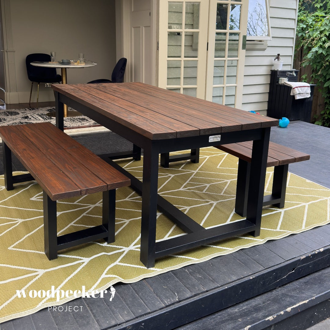 Make a lasting impression with our Solid Outdoor Table Set, perfect for any outdoor space