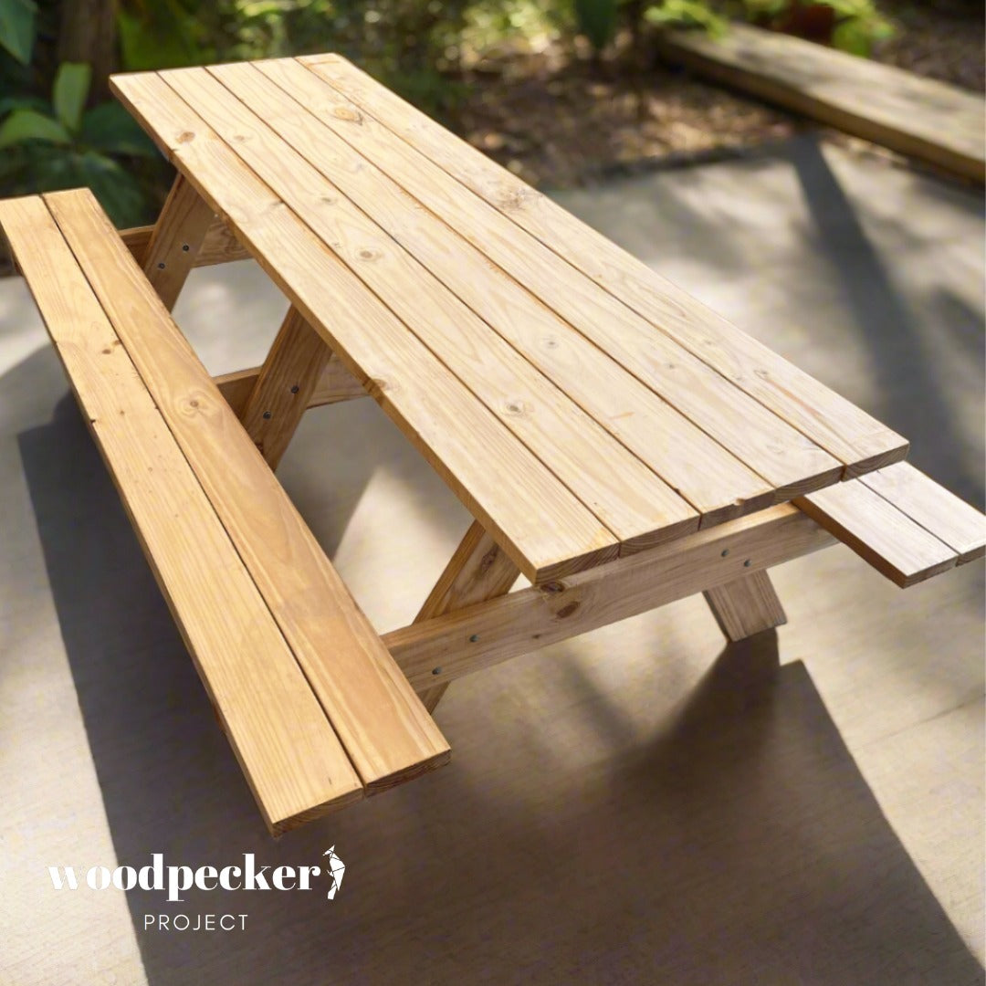 Treated Pine Picnic Table Setting – Low Maintenance & Reliable